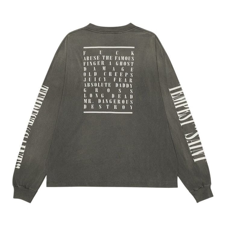 SAINT Mxxxxxx Tempest Long-Sleeve T-Shirt Black