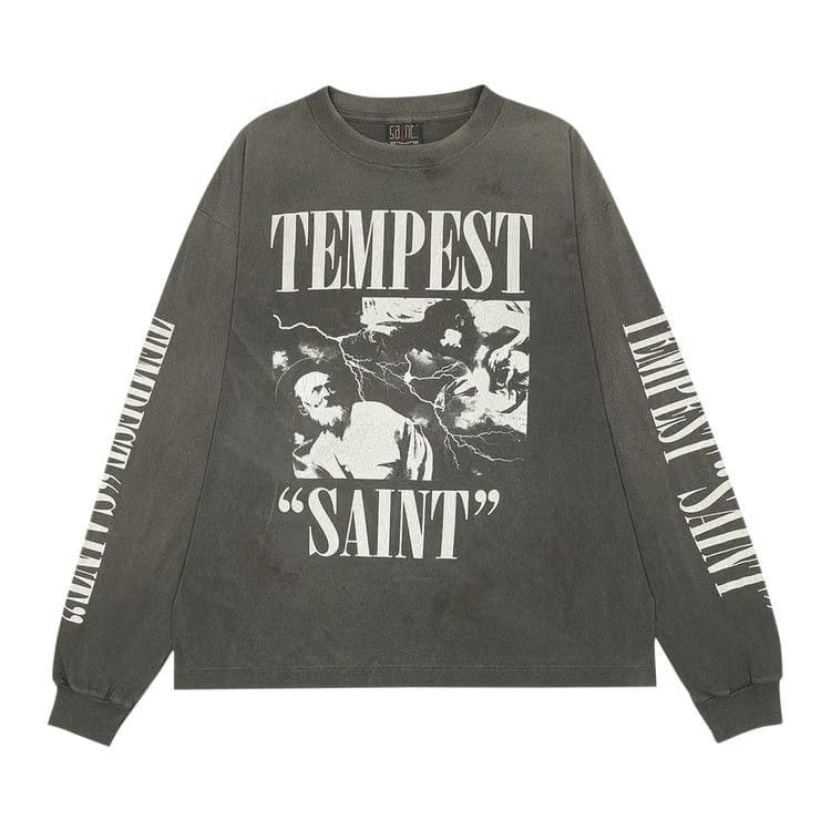 SAINT Mxxxxxx Tempest Long-Sleeve T-Shirt Black