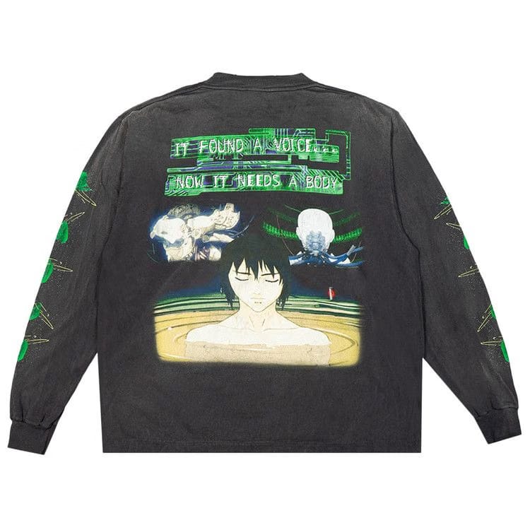 SAINT Mxxxxxx Gits Long-Sleeve T-Shirt Black