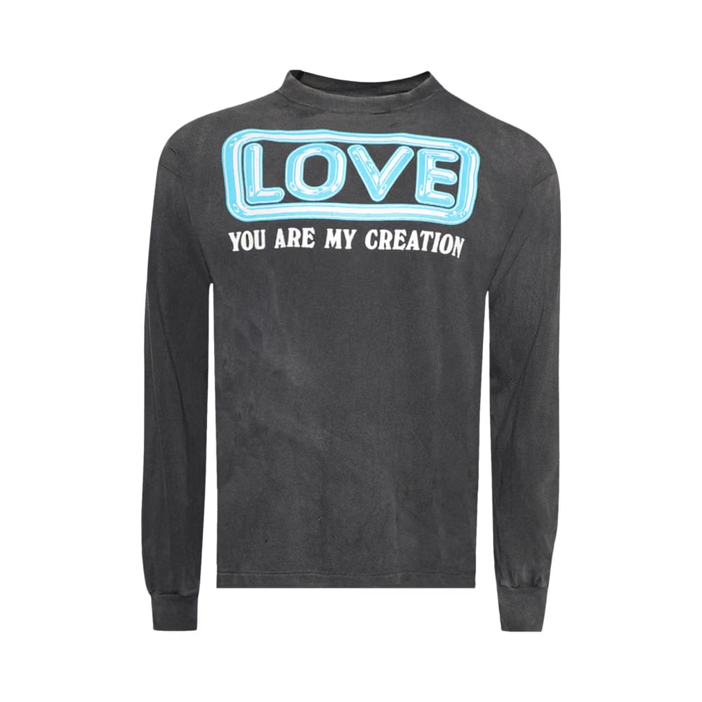 SAINT Mxxxxxx Love Long-Sleeve T-Shirt Black