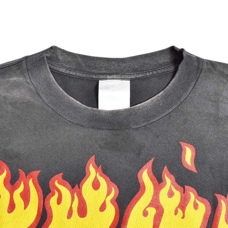 SAINT Mxxxxxx Soul On Fire Long-Sleeve T-Shirt Black