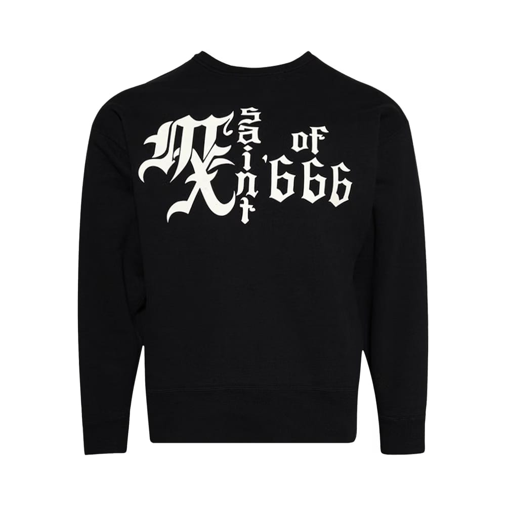 SAINT Mxxxxxx MX666 Crewneck Sweatshirt Black
