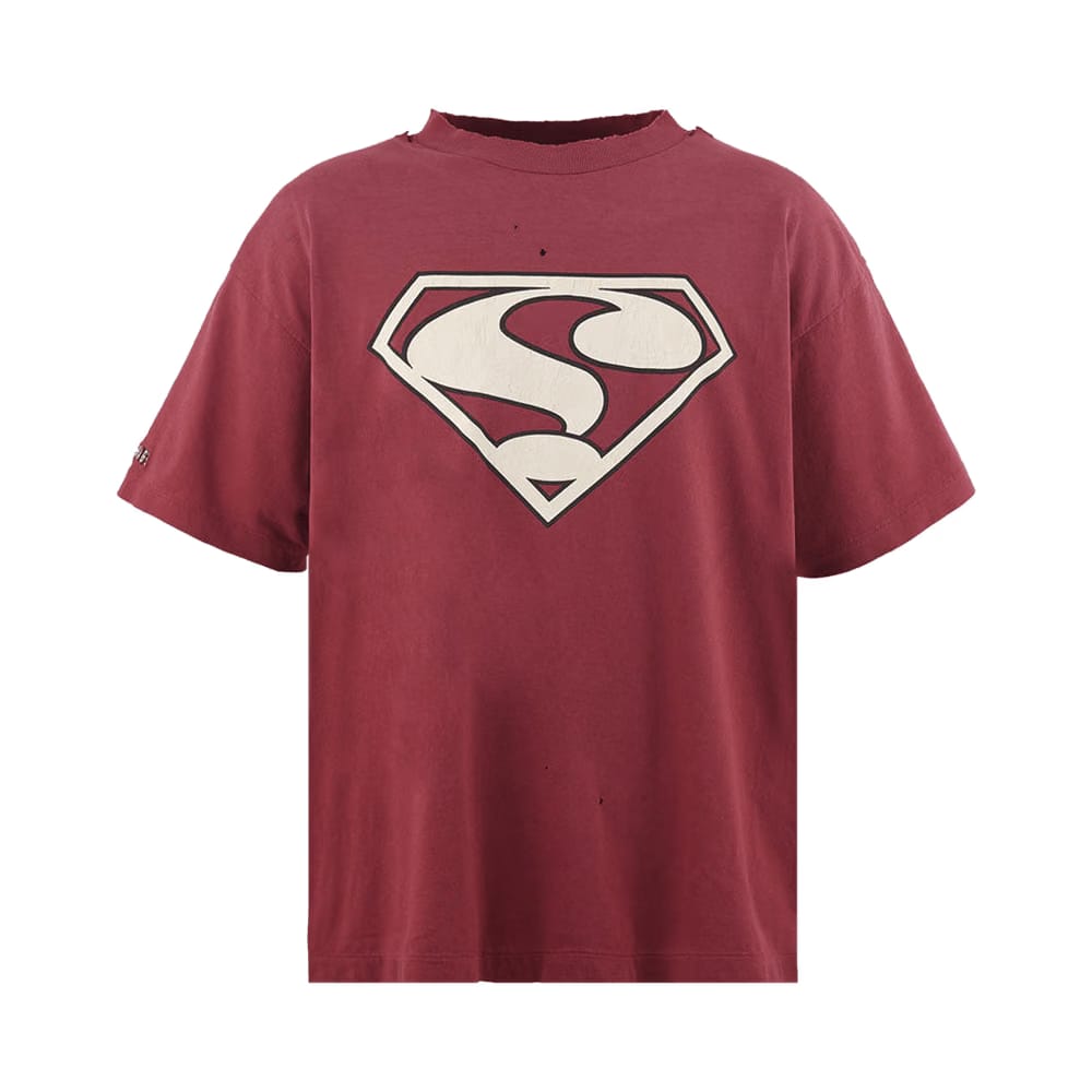 SAINT Mxxxxxx ? Shorts-Sleeve T-Shirt Burgundy