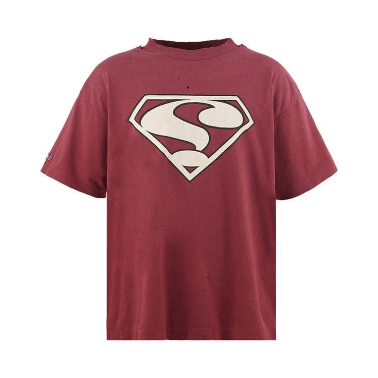 SAINT Mxxxxxx ? Shorts-Sleeve T-Shirt Burgundy
