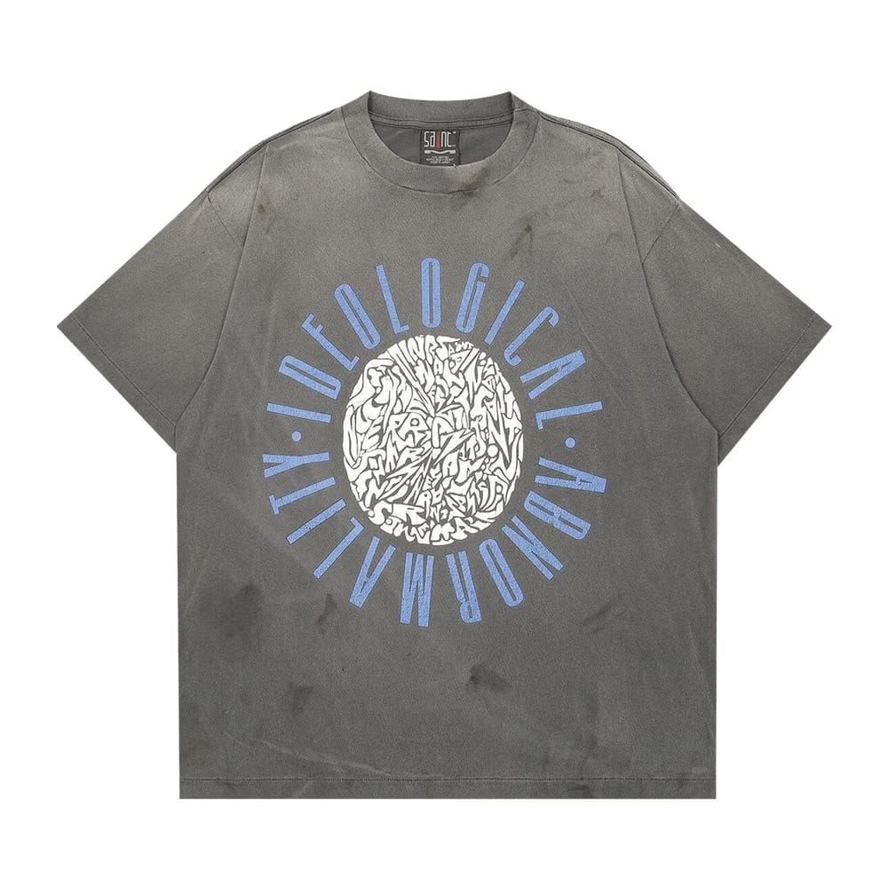 SAINT Mxxxxxx Ideological Shorts-Sleeve T-Shirt Black