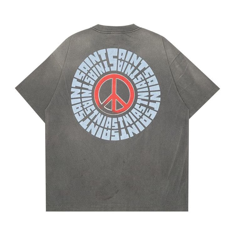 SAINT Mxxxxxx Ideological Shorts-Sleeve T-Shirt Black