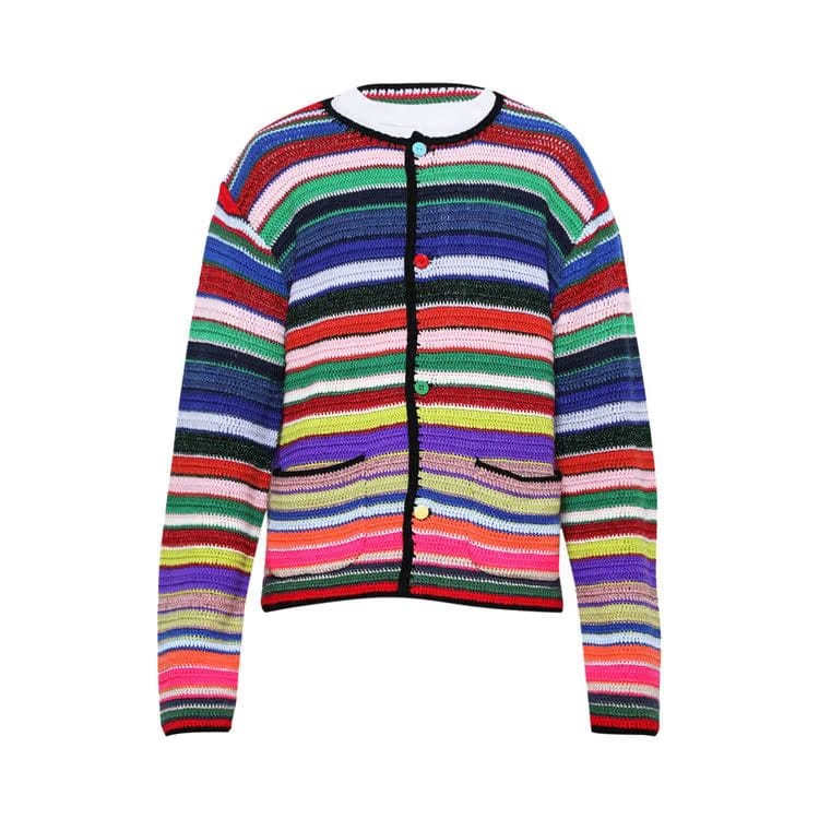 SAINT Mxxxxxx x Lastman Knit Cardigan Multicolor