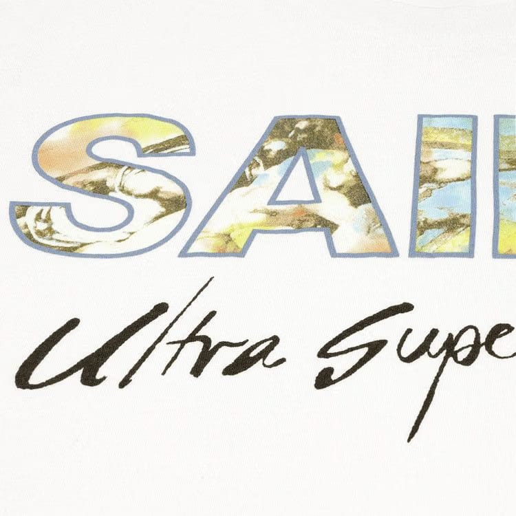 SAINT Mxxxxxx Shorts-Sleeve Super Dirty T-Shirt White