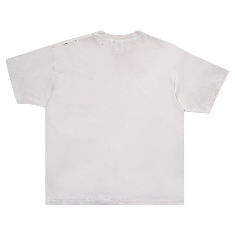 SAINT Mxxxxxx Shorts-Sleeve Love T-Shirt White