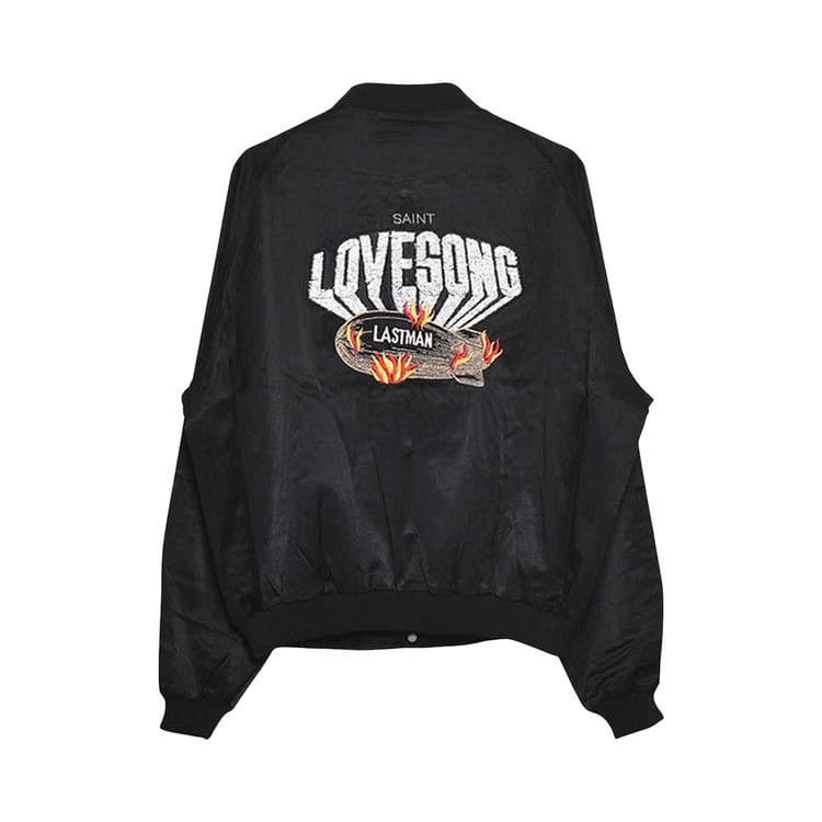 SAINT Mxxxxxx Last Song Satin Jacket Black