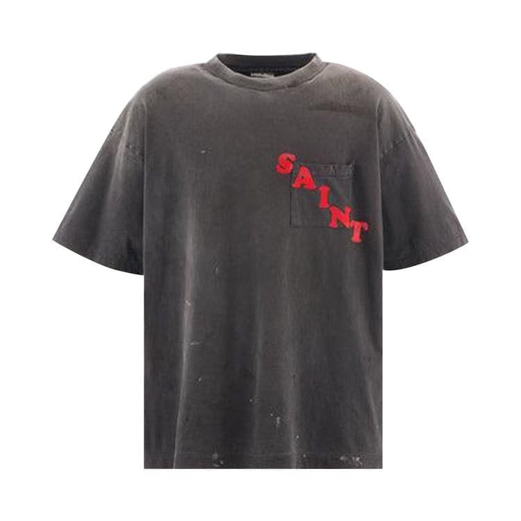SAINT Mxxxxxx Pocket Shorts Sleeve T-Shirt Black