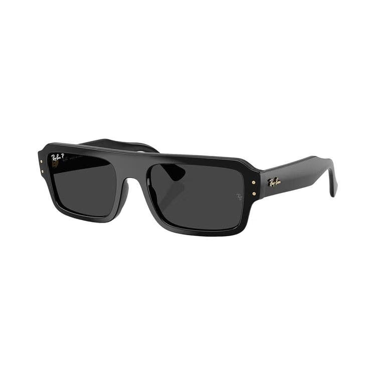 Ray-Ban Lukas Bio-Based Sunglasses Black/Polar Black