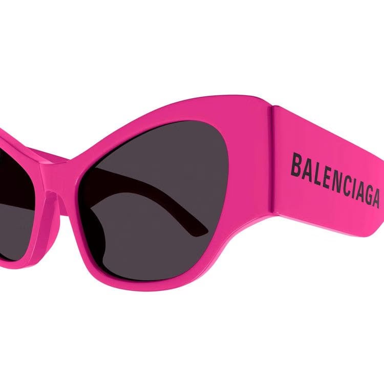 Balenciaga Cat Eye Sunglasses Fuchsia/Grey