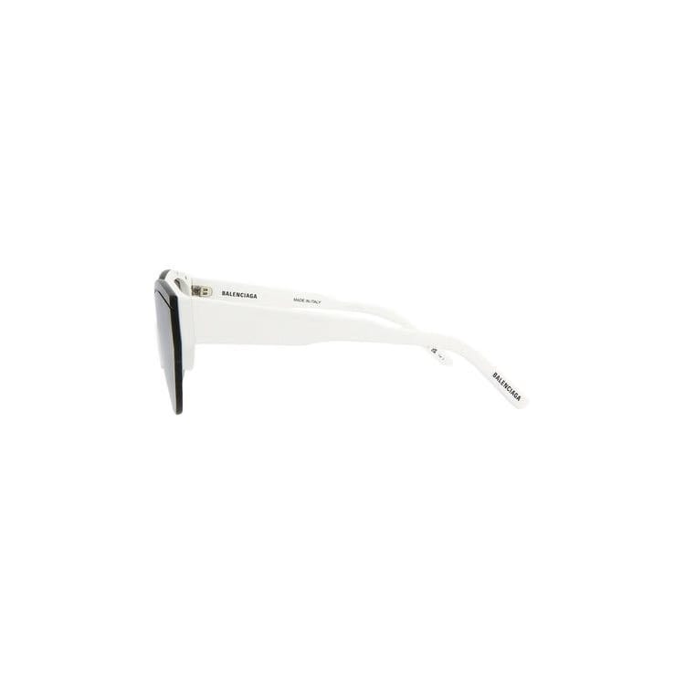 Balenciaga Cat Eye Sunglasses White/Silver