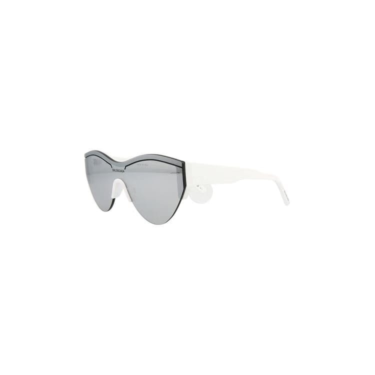 Balenciaga Cat Eye Sunglasses White/Silver