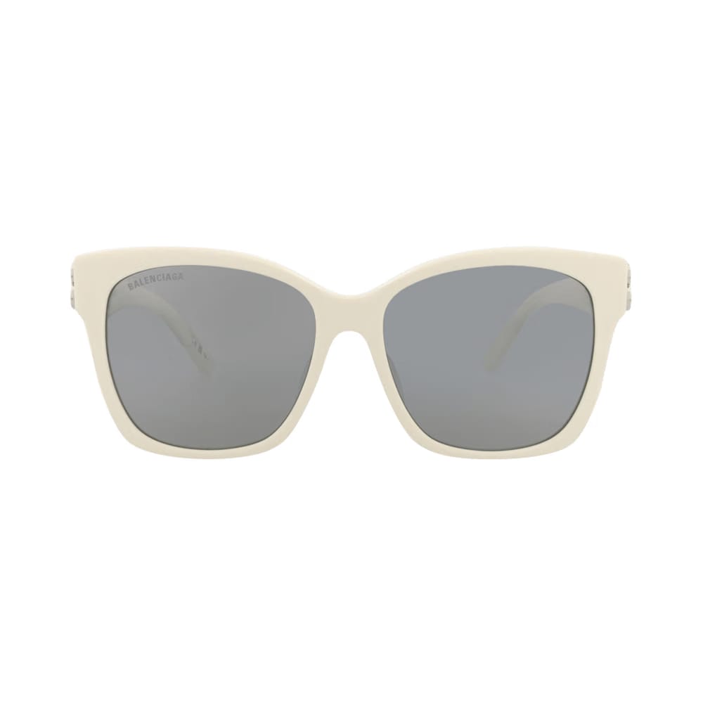 Balenciaga Cat Eye Sunglasses White/Silver