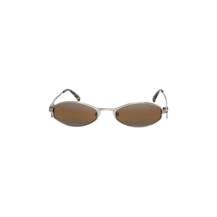 Marine Serre x Vuarnet Swirl Frame Oval Sunglasses Black