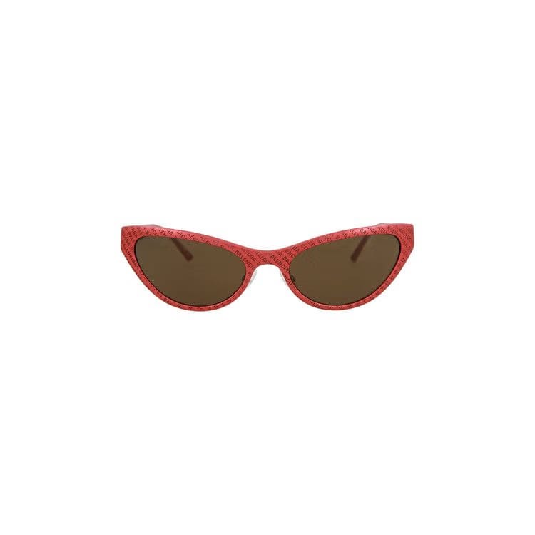Balenciaga Cat Eye Frame Sunglasses Red