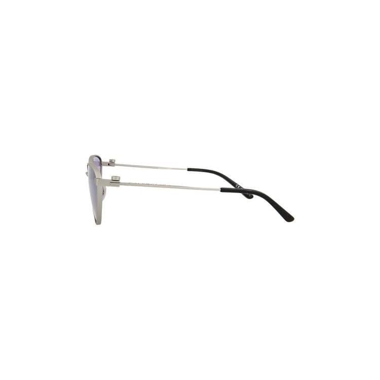 Balenciaga Cat Eye Sunglasses Silver/Violet
