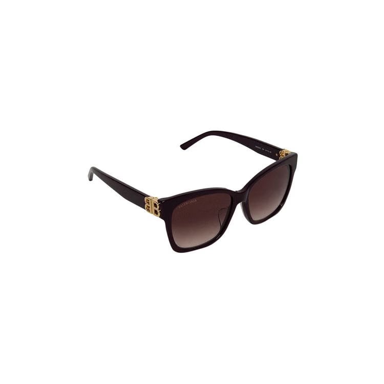 Balenciaga Subtle Cat Eye Sunglasses Violet