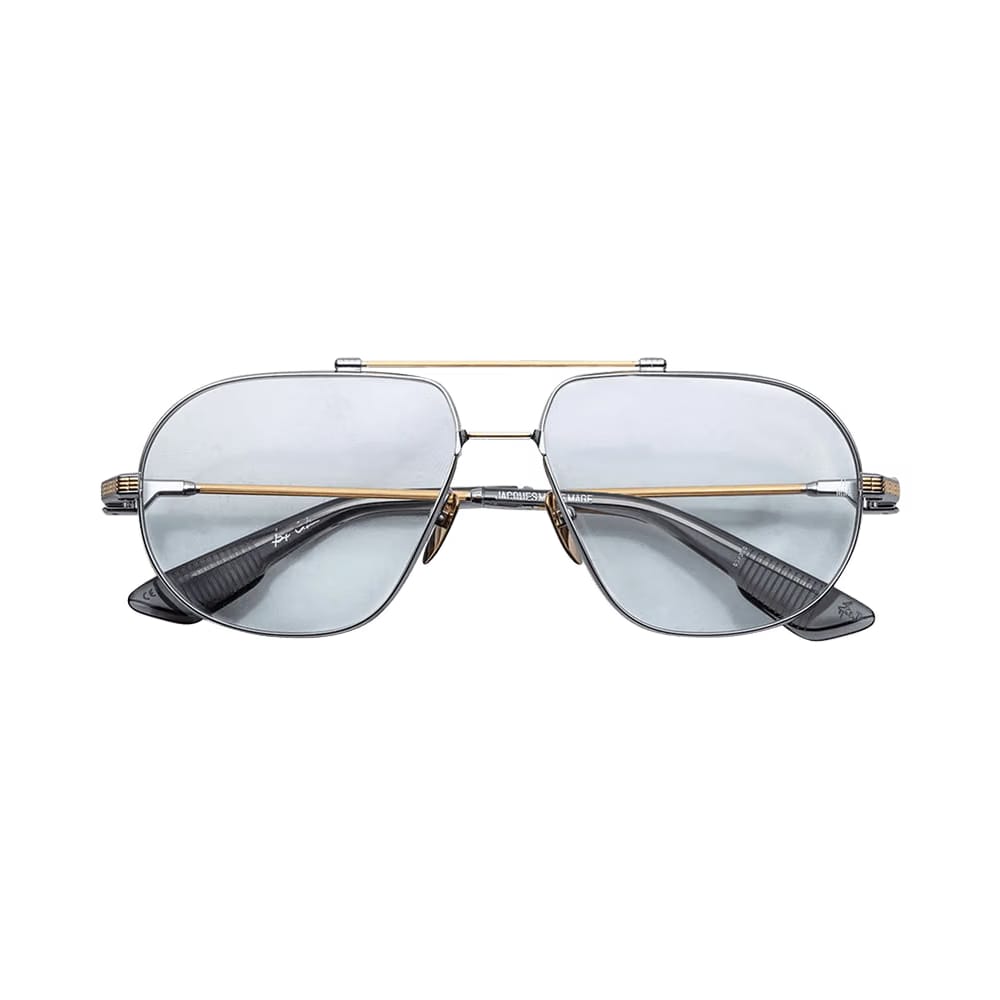 Jacques Marie Mage Hollywood Sunglasses Sterling/Superlight Blue
