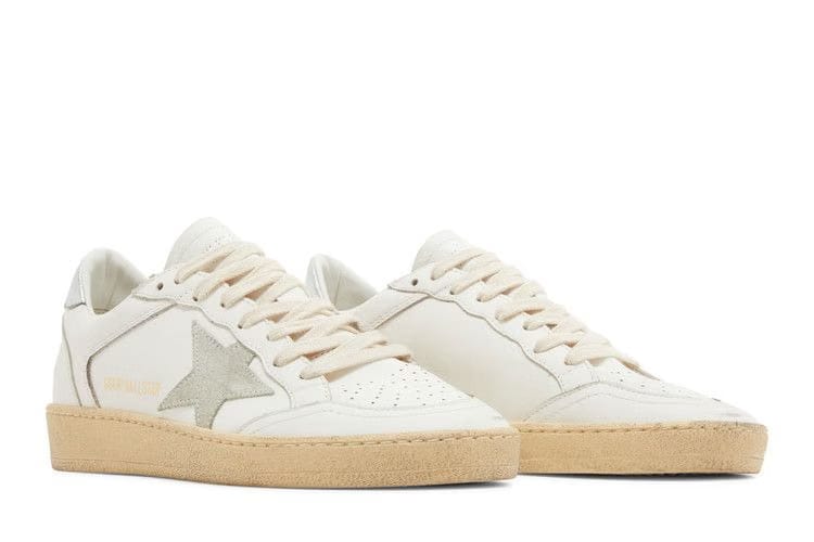 Golden Goose Wmns Ball Star 'White Ice Grey'