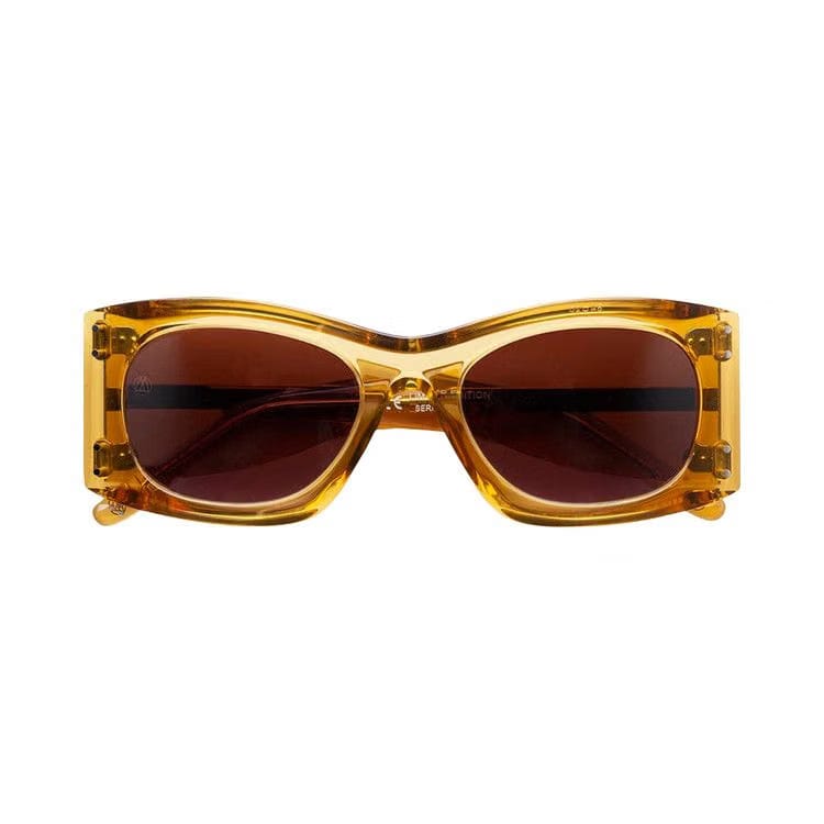 SUPER by RetroSuperFuture 4 Cerniere Sunglasses Ambra