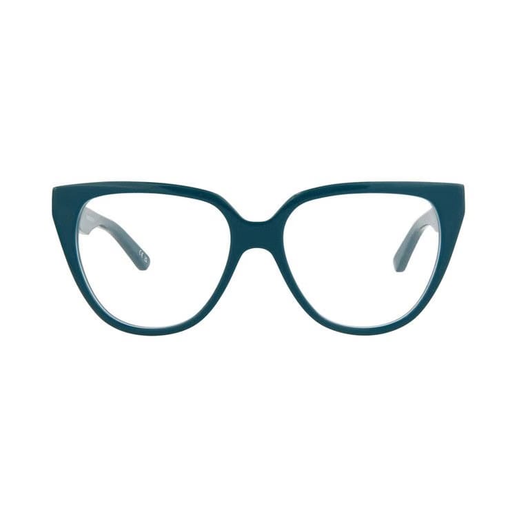 Balenciaga Cat Eye-Frame Acetate Optical Frames Blue Transparent