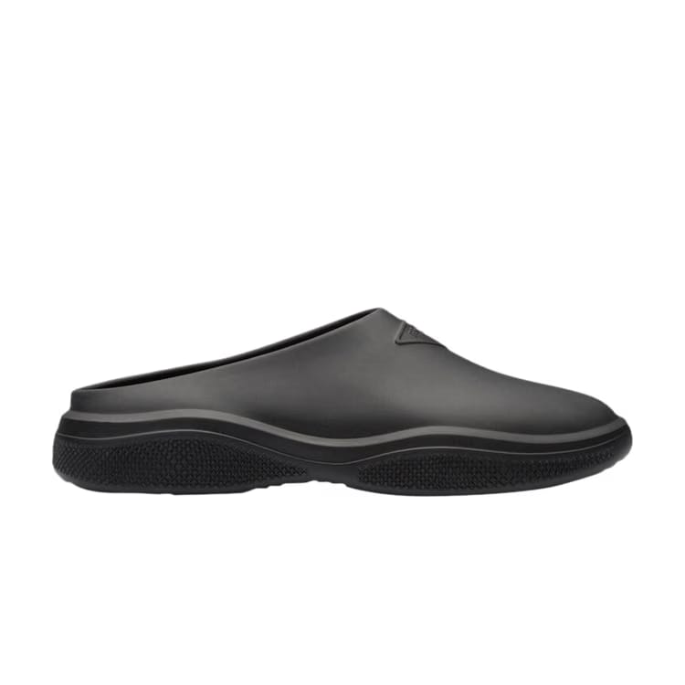 Prada Foam Rubber Mules Black
