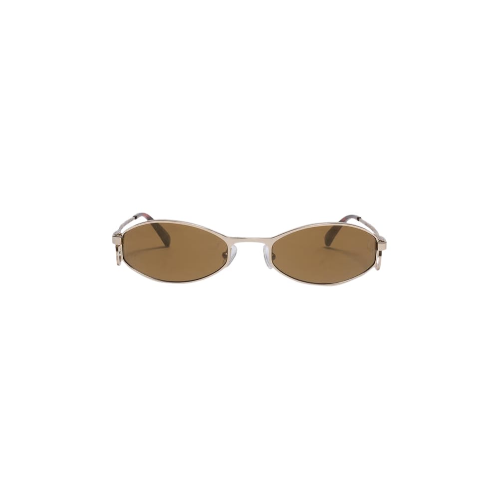 Marine Serre Swirl-Frame Oval Sunglasses Gold