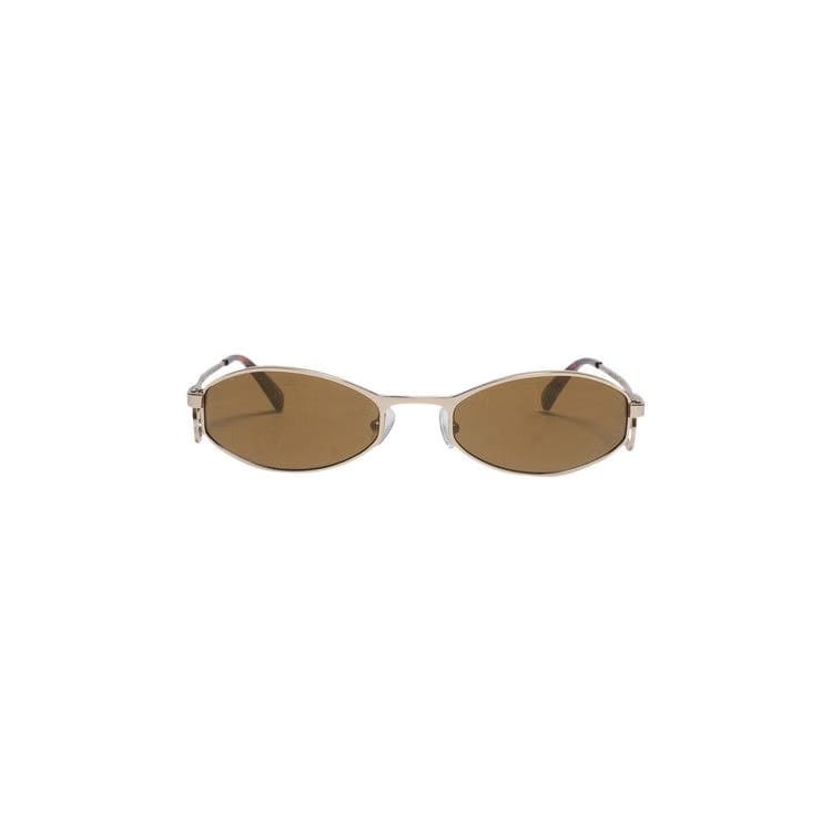 Marine Serre Swirl-Frame Oval Sunglasses Gold