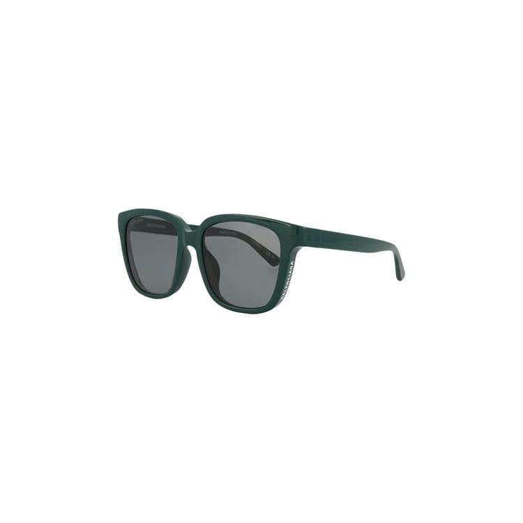 Balenciaga Round Frame Bio Injection Rilsan Sunglasses Green