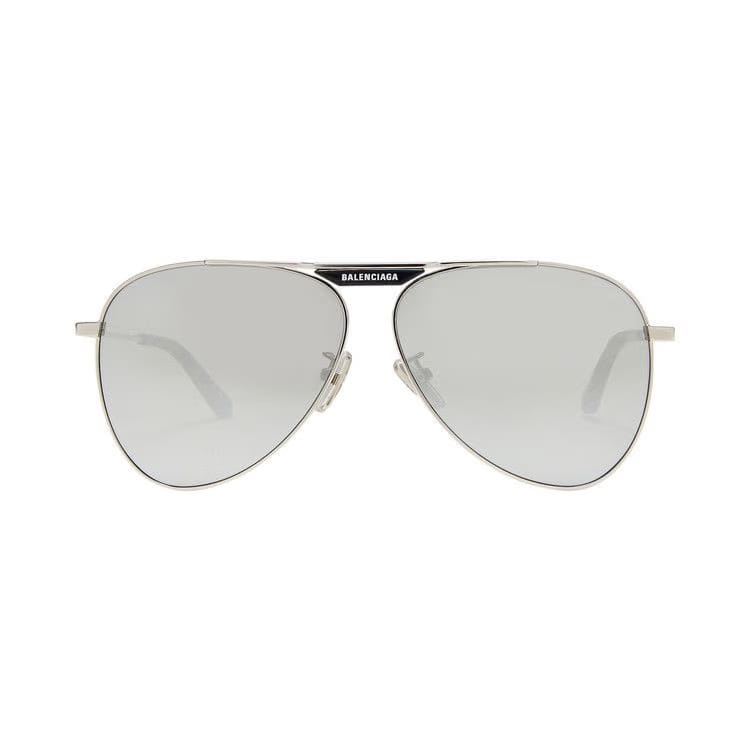 Balenciaga Aviator Sunglasses Silver