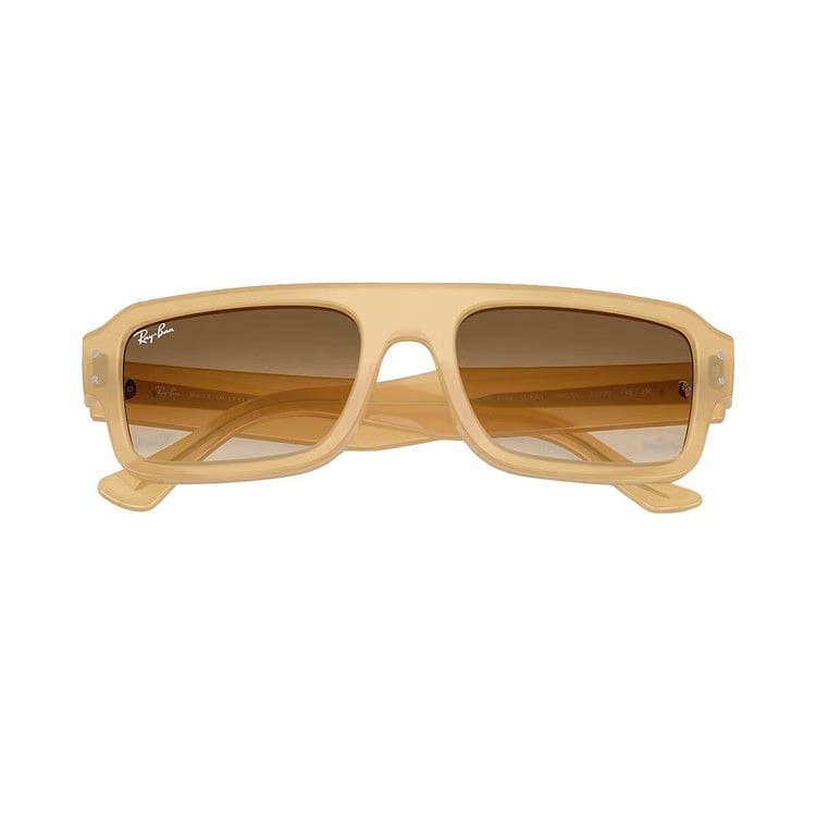 Ray-Ban Lukas Bio-Based Sunglasses Transparent Beige/Clear Gradient Brown