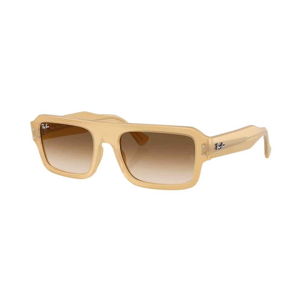 Ray-Ban Lukas Bio-Based Sunglasses Transparent Beige/Clear Gradient Brown