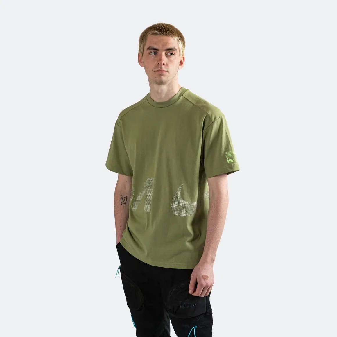 NIKE ISPA SS T-Shirt - Alligator/Ghost Green