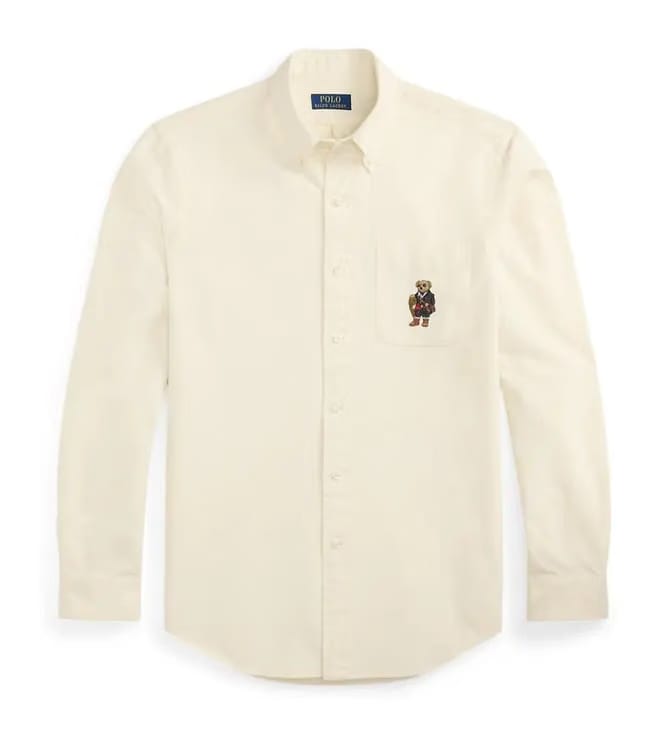 POLO RALPH LAUREN White Graphic Regular Fit Shirt White