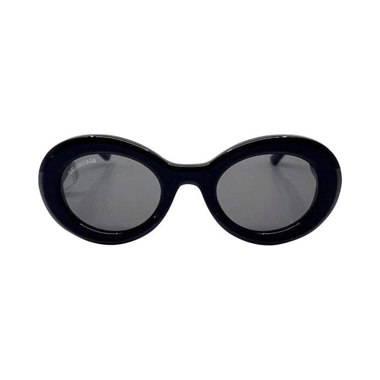 Balenciaga Oval Sunglasses Black/Grey