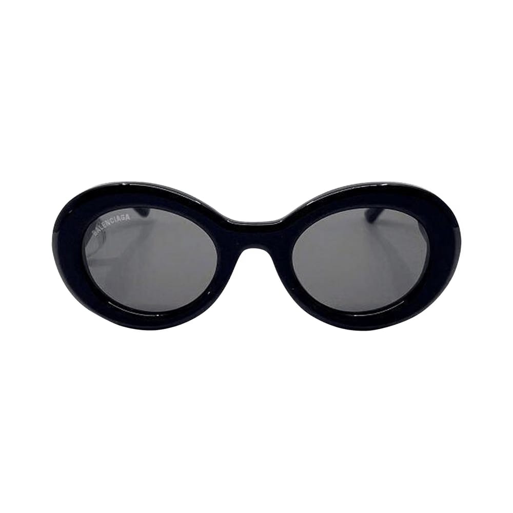 Balenciaga Oval Sunglasses Black/Grey