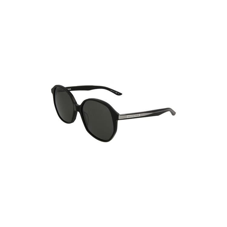 Balenciaga Hexagonal Sunglasses Black/Grey