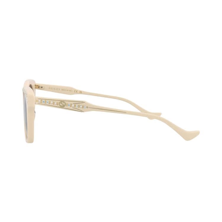 Gucci Cat Eye Sunglasses Ivory/Blue