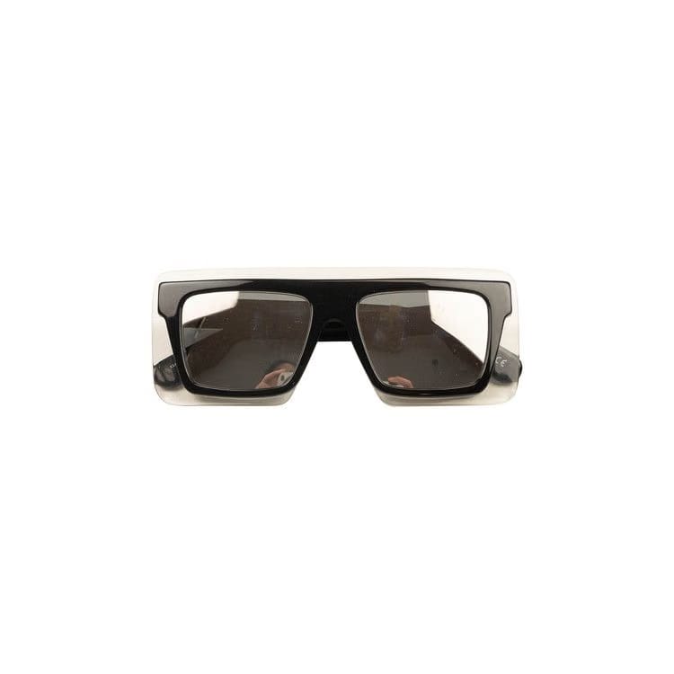 Kenzo Translucent Mirror Acetate Sunglasses Black