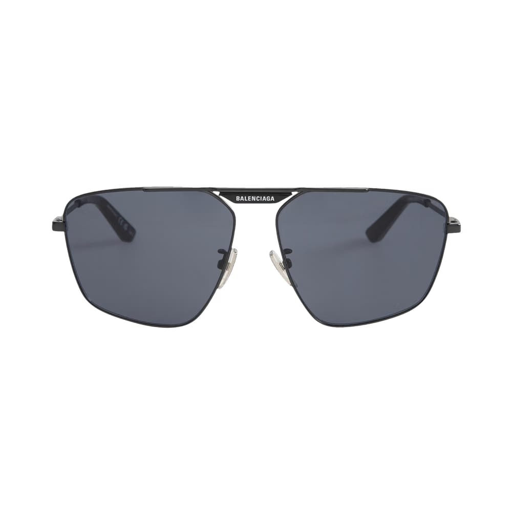 Balenciaga Tag 2.0 Navigator Sunglasses Matte Dark Ruth/Blue
