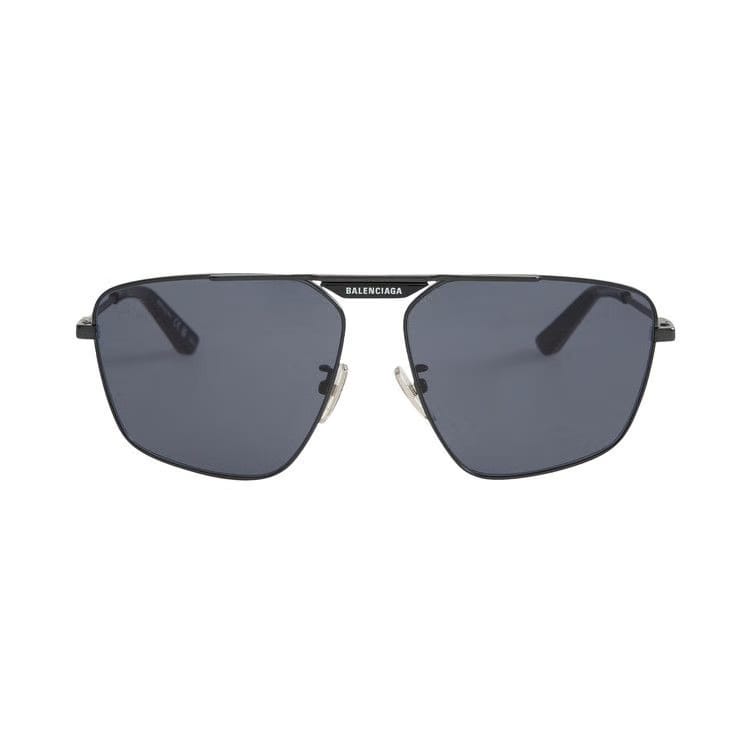 Balenciaga Tag 2.0 Navigator Sunglasses Matte Dark Ruth/Blue