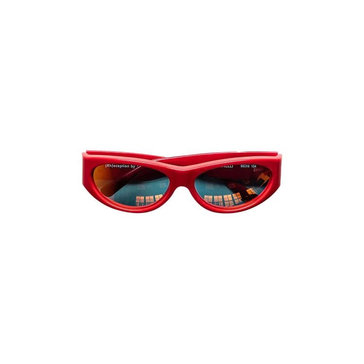 Rhude Agnelli Frame Sunglasses Red