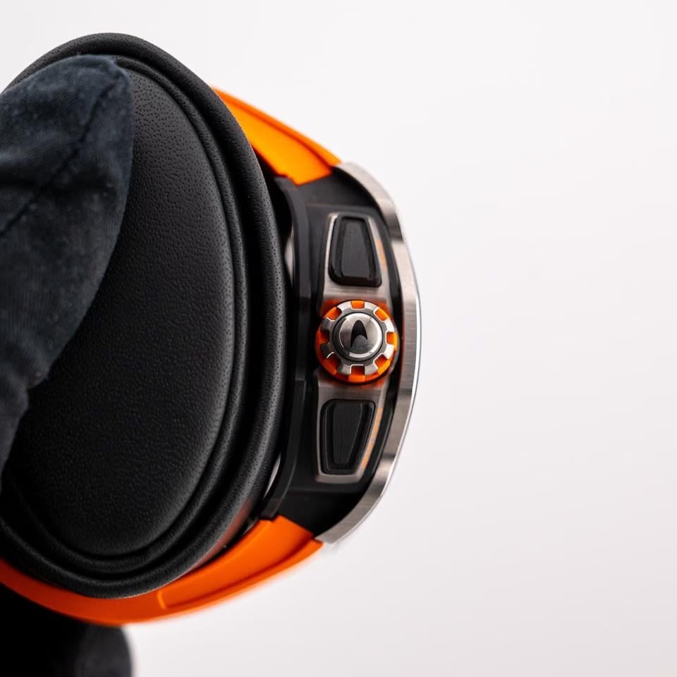 Richard Mille Chronograph RM65-01 'Mclaren' Orange Rubber Strap