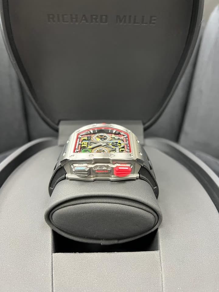 Richard Mille RM 65-01 Titanium Split Second Chronograph Black Rubber Strap 'In Stock'
