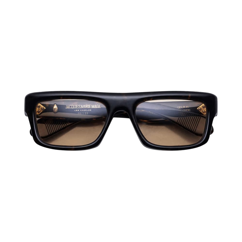 Jacques Marie Mage Cleavon Sunglasses Dark Gold