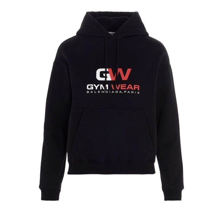 Balenciaga GW Cotton Hoodie Black