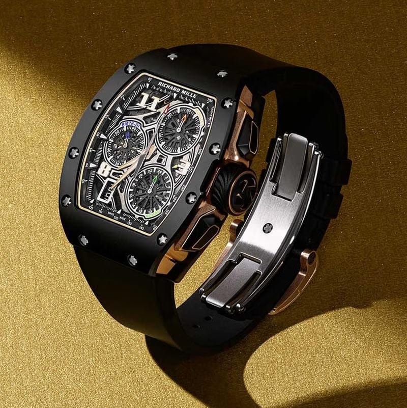 Richard Mille Black Ceramic Winding Lifestyle Flyback Chronograph